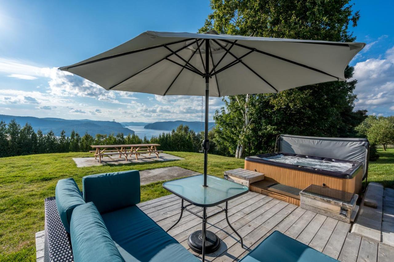 Montfjord - Chalets, Vue Spectaculaire Et Spa. Chantafjord #4 Sacre-Coeur Eksteriør bilde